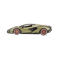 Bburago - Auta HOBBY, Lamborghini Sián FKP 37, matná zelená metalíza, 1:18