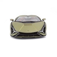 Bburago - Auta HOBBY, Lamborghini Sián FKP 37, matná zelená metalíza, 1:18