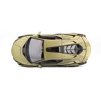 Bburago - Auta HOBBY, Lamborghini Sián FKP 37, matná zelená metalíza, 1:18