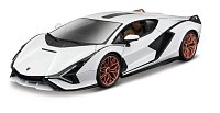 Bburago - Auta HOBBY, Lamborghini Sián FKP 37, bílá, 1:18