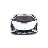 Bburago - Auta HOBBY, Lamborghini Sián FKP 37, bílá, 1:18