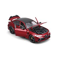 Bburago - Auta HOBBY, Alfa Romeo Giulia GTA, červená metalíza, 1:18