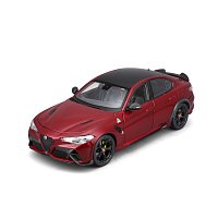 Bburago - Auta HOBBY, Alfa Romeo Giulia GTA, červená metalíza, 1:18