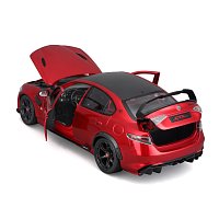 Bburago - Auta HOBBY, Alfa Romeo Giulia GTAm, červená metalíza, 1:18