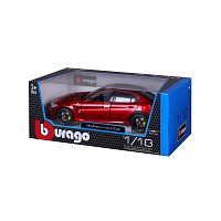 Bburago - Auta HOBBY, Alfa Romeo Giulia GTAm, červená metalíza, 1:18