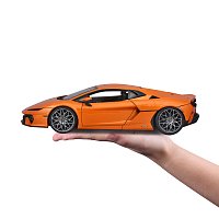 Bburago - Auta HOBBY, Lamborghini Temerario, oranžová, 1:18