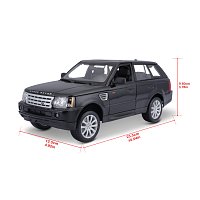 Bburago - Auta HOBBY- Range Rover Sport, černá, 1:18