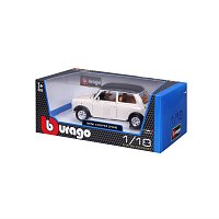 Bburago - Auta HOBBY- Mini Cooper 1969, béžová, 1:18