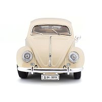 Bburago - Auta HOBBY- Volkswagen Käfer Beetle 1955, béžová, 1:18