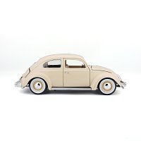 Bburago - Auta HOBBY- Volkswagen Käfer Beetle 1955, béžová, 1:18