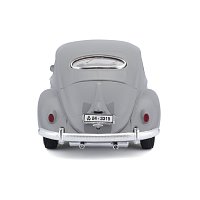 Bburago - Auta HOBBY- Volkswagen Käfer Beetle 1955, šedá, 1:18