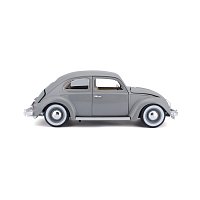 Bburago - Auta HOBBY- Volkswagen Käfer Beetle 1955, šedá, 1:18