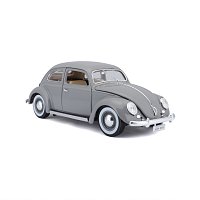 Bburago - Auta HOBBY- Volkswagen Käfer Beetle 1955, šedá, 1:18