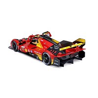 Bburago - RACING, FERRARI 499P, 24H LE MANS CHAMPION 2024, červená, 1:18