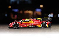 Bburago - RACING, FERRARI 499P, 24H LE MANS CHAMPION 2024, červená, 1:18