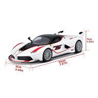 Bburago - RACING, Ferrari FXX K, bílá, 1:24