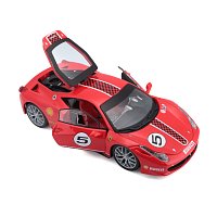 Bburago - RACING, Ferrari 458 Challenge, červená, 1:24