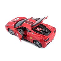 Bburago - RACING, Ferrari 458 Challenge, červená, 1:24