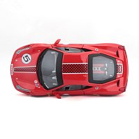 Bburago - RACING, Ferrari 458 Challenge, červená, 1:24