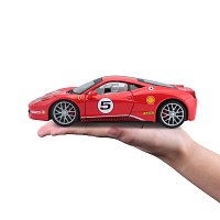 Bburago - RACING, Ferrari 458 Challenge, červená, 1:24