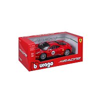 Bburago - RACING, Ferrari 458 Challenge, červená, 1:24