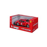 Bburago - RACING, Ferrari 458 Challenge, červená, 1:24
