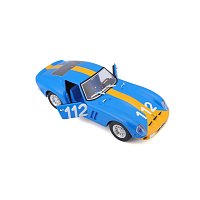 Bburago - RACING, Ferrari 250 GTO, modrá, 1:24