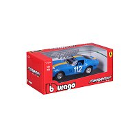 Bburago - RACING, Ferrari 250 GTO, modrá, 1:24