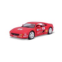 Bburago - RACING, Ferrari F355 Challenge, červená, 1:24