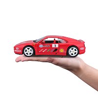 Bburago - RACING, Ferrari F355 Challenge, červená, 1:24