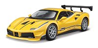 Bburago - RACING, Ferrari 488 Challenge, žlutá, 1:24