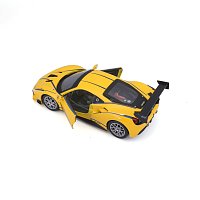 Bburago - RACING, Ferrari 488 Challenge, žlutá, 1:24