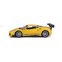 Bburago - RACING, Ferrari 488 Challenge, žlutá, 1:24