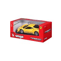 Bburago - RACING, Ferrari 488 Challenge, žlutá, 1:24