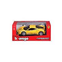 Bburago - RACING, Ferrari 488 Challenge, žlutá, 1:24