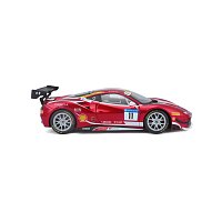 Bburago - RACING, Ferrari 488 Challenge (Formula racing 2017), tmavě červená, 1:24