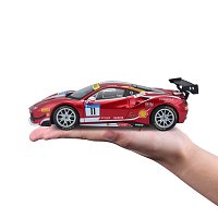 Bburago - RACING, Ferrari 488 Challenge (Formula racing 2017), tmavě červená, 1:24