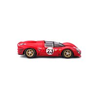 Bburago - RACING, Ferrari 330 P4 Daytona (1967), červená, 1:24