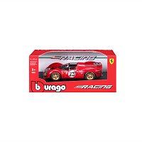 Bburago - RACING, Ferrari 330 P4 Daytona (1967), červená, 1:24