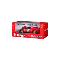 Bburago - RACING, Ferrari 330 P4 Daytona (1967), červená, 1:24