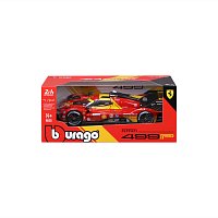 Bburago - RACING, Ferrari 499P - 24h Le Mans Champion 2024, červená, 1:24
