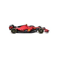 Bburago - FORMULA RACING, Ferrari SF-23 (2023) v dekorativním boxu, #55 Carlos Sainz, 1:24
