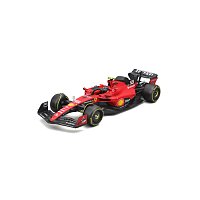 Bburago - FORMULA RACING, Ferrari SF-23 (2023) v dekorativním boxu, #55 Carlos Sainz, 1:24