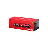 Bburago - FORMULA RACING, Ferrari SF-23 (2023) v dekorativním boxu, #55 Carlos Sainz, 1:24
