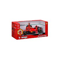 Bburago - FORMULA RACING, F1 Ferrari SF-23 (2023) s figurkou jezdce, #55 Carlos Sainz, 1:24