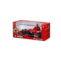 Bburago - FORMULA RACING, F1 Ferrari SF-23 (2023) s figurkou jezdce, #16 Charles Leclerc, 1:24