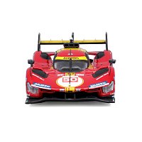 Bburago - RACING, Ferrari 499P - 24H Le Mans Champion 2024 v dekorativním boxu, 1:43