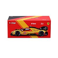 Bburago - RACING, Ferrari 499P - 24H Le Mans 2024 v dekorativním boxu, 1:43