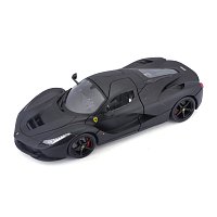 Bburago - SIGNATURE SERIES, Ferrari LaFerrari, matná černá, 1:18