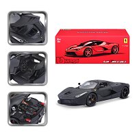 Bburago - SIGNATURE SERIES, Ferrari LaFerrari, matná černá, 1:18